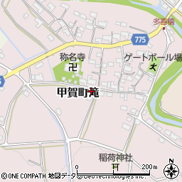 滋賀県甲賀市甲賀町滝1073周辺の地図
