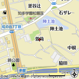 愛知県常滑市多屋萱苅周辺の地図
