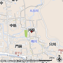 京都府宇治市莵道河原周辺の地図