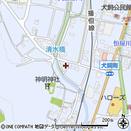 兵庫県姫路市香寺町犬飼610周辺の地図
