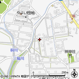 静岡県藤枝市岡部町三輪1506-1周辺の地図