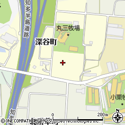 愛知県半田市深谷町周辺の地図