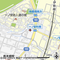 三重県鈴鹿市高岡町736周辺の地図