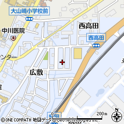 京都府乙訓郡大山崎町大山崎斗加坪1-13周辺の地図