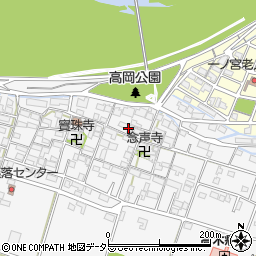 三重県鈴鹿市高岡町839周辺の地図