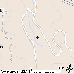 愛知県岡崎市鹿勝川町広表周辺の地図
