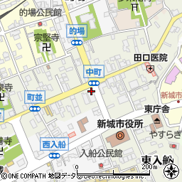 がんばる学園新城中町校周辺の地図