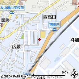 京都府乙訓郡大山崎町大山崎斗加坪1-45周辺の地図