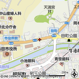 浜田田町周辺の地図