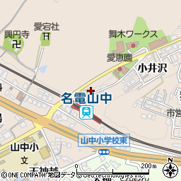 愛知県岡崎市舞木町山中町56周辺の地図