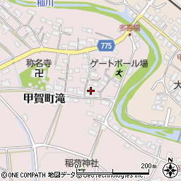 滋賀県甲賀市甲賀町滝1049-2周辺の地図