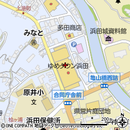 宮脇書店　ゆめタウン浜田店周辺の地図