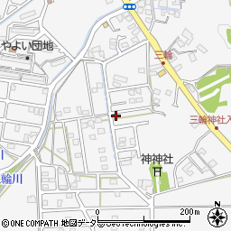 静岡県藤枝市岡部町三輪1348-1周辺の地図