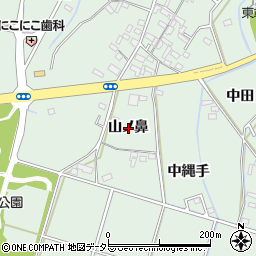 愛知県安城市東端町山ノ鼻周辺の地図