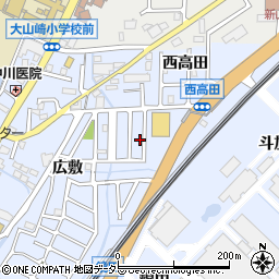 京都府乙訓郡大山崎町大山崎斗加坪1-32周辺の地図