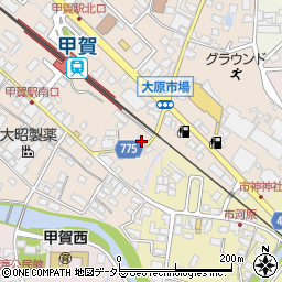 滋賀県甲賀市甲賀町大原市場49周辺の地図
