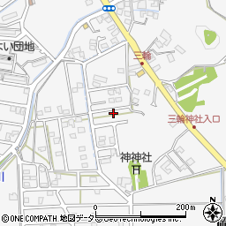静岡県藤枝市岡部町三輪1348周辺の地図