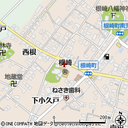 愛知県安城市根崎町西根61-2周辺の地図