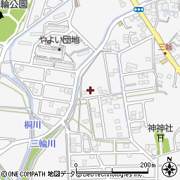 静岡県藤枝市岡部町三輪1524周辺の地図