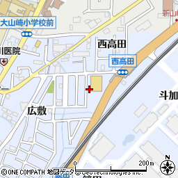 京都府乙訓郡大山崎町大山崎斗加坪1-43周辺の地図