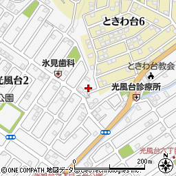 大阪府豊能郡豊能町光風台1丁目2周辺の地図