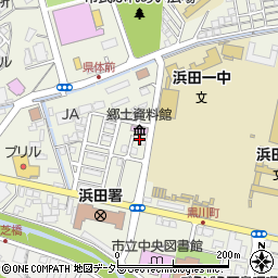 島根県浜田市黒川町周辺の地図