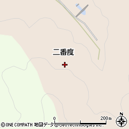 愛知県岡崎市鹿勝川町二番度周辺の地図