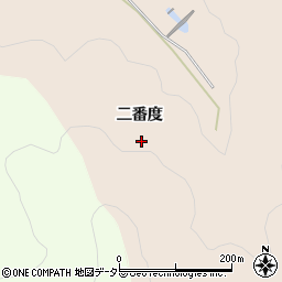 愛知県岡崎市鹿勝川町（二番度）周辺の地図