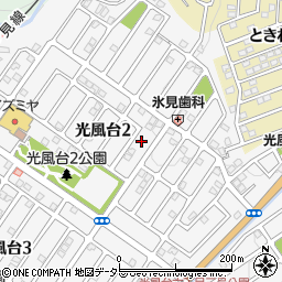 大阪府豊能郡豊能町光風台2丁目12周辺の地図