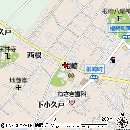 愛知県安城市根崎町西根61周辺の地図