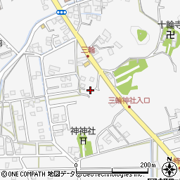 静岡県藤枝市岡部町三輪1339-1周辺の地図