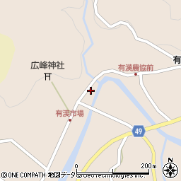 岡山県高梁市有漢町有漢2155-1周辺の地図