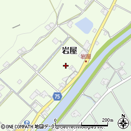 兵庫県加東市岩屋周辺の地図