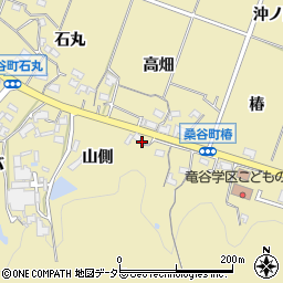 愛知県岡崎市桑谷町山側68周辺の地図