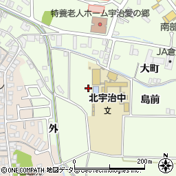 京都府宇治市槇島町（島前）周辺の地図