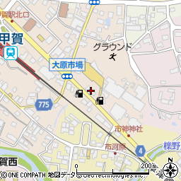 甲賀タイヤ商会周辺の地図