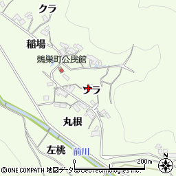 愛知県岡崎市鶇巣町ソラ14周辺の地図