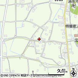 兵庫県姫路市林田町中構58周辺の地図