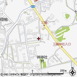 静岡県藤枝市岡部町三輪1340-1周辺の地図