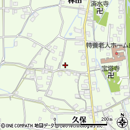 兵庫県姫路市林田町中構3周辺の地図