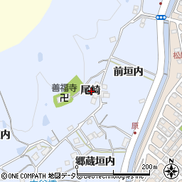兵庫県川辺郡猪名川町原尾崎周辺の地図