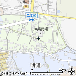 愛知県新城市二本松4-10周辺の地図