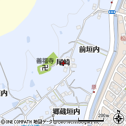兵庫県猪名川町（川辺郡）原（尾崎）周辺の地図