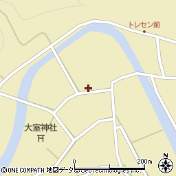 愛知県新城市上吉田中平周辺の地図