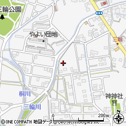 静岡県藤枝市岡部町三輪1525-3周辺の地図