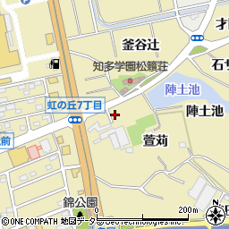 愛知県常滑市多屋（池田）周辺の地図