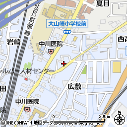 京都府乙訓郡大山崎町大山崎傍示木14-6周辺の地図