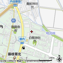 静岡県藤枝市横内2178周辺の地図