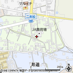 愛知県新城市二本松4周辺の地図