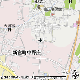 兵庫県たつの市新宮町仙正222周辺の地図